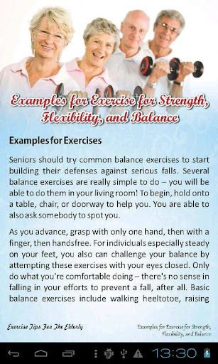 【免費健康App】Exercise Tips For The Elderly-APP點子