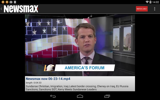 【免費新聞App】Newsmax TV & Web-APP點子