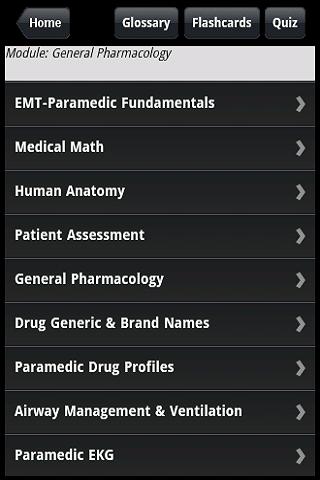 EMT-Paramedic Guide &amp; Quiz Screen 2