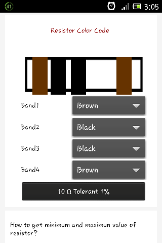 Resistor Color Code