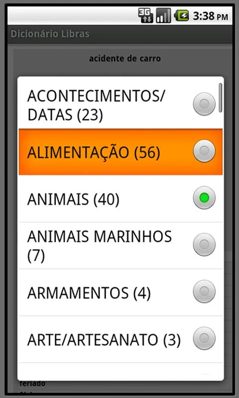 Dicionário Libras - screenshot