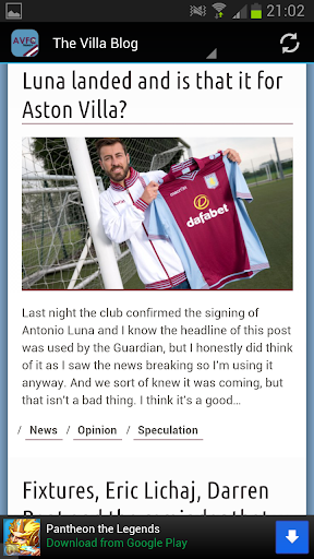 【免費運動App】Aston Villa News+-APP點子