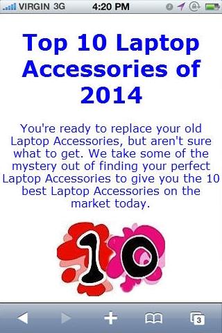 Laptop Accessorie Reviews