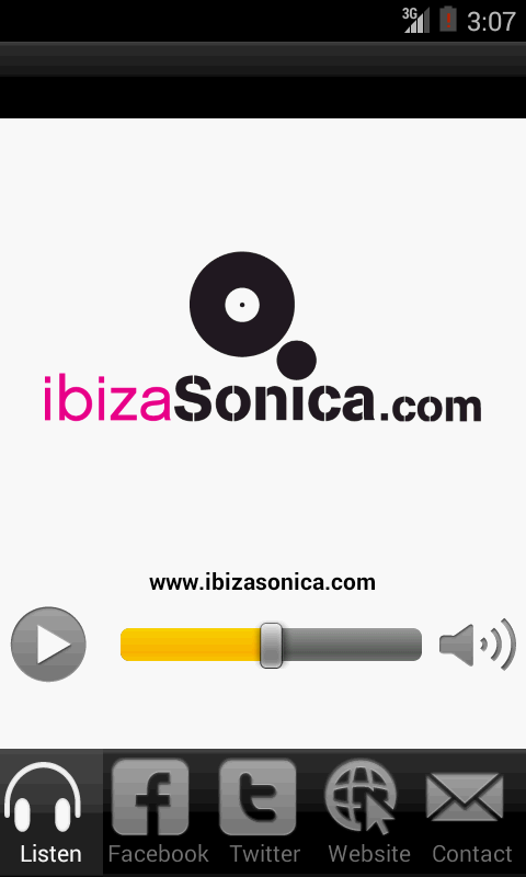 Ibiza Sonica Radio Official - screenshot