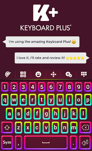 Colored Keyboard Theme