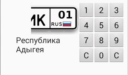 Codes of Russian regions poster 4