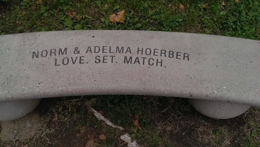 Hoerber Tennis Memorial Bench