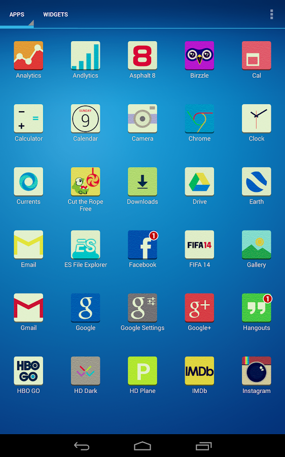 Tenex Nova/Apex/ADW/GO Theme - screenshot