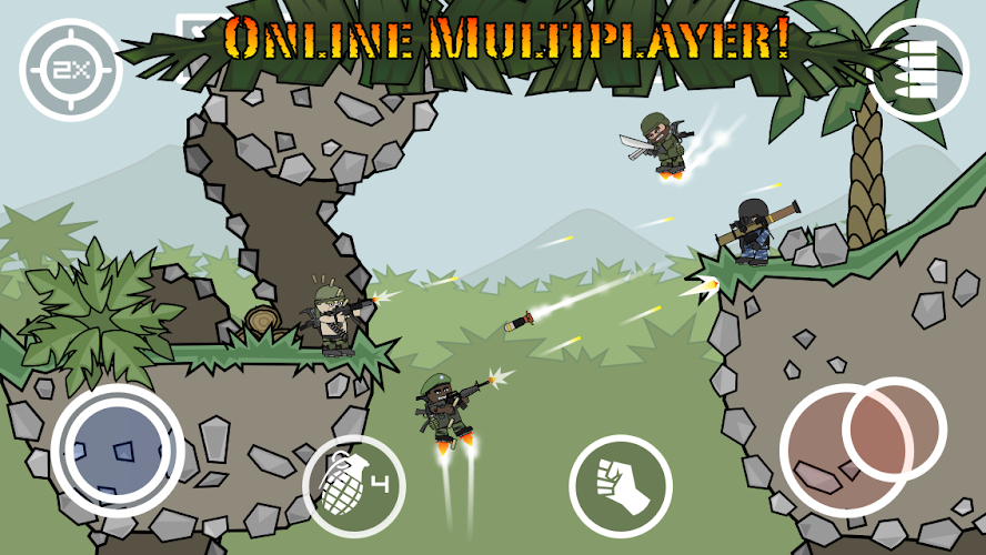 Mod Apk Doodle Army 2 Mini Militia V4 2 8 Infinity Ammo Unlocked Pro Pack New