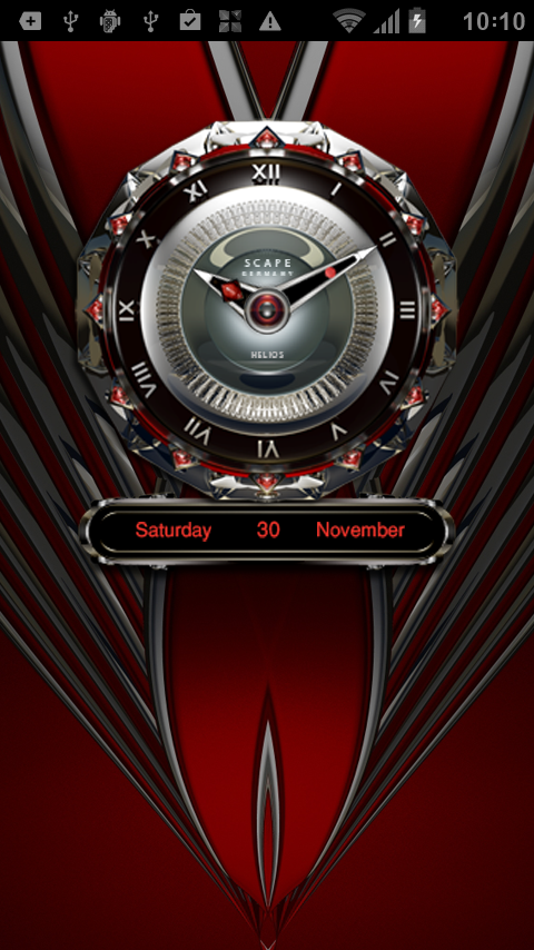 MAGNOLIA Luxury Clock Widget Screen 2