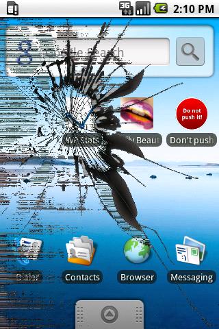 Cracked Screen Unlocker Screen 1