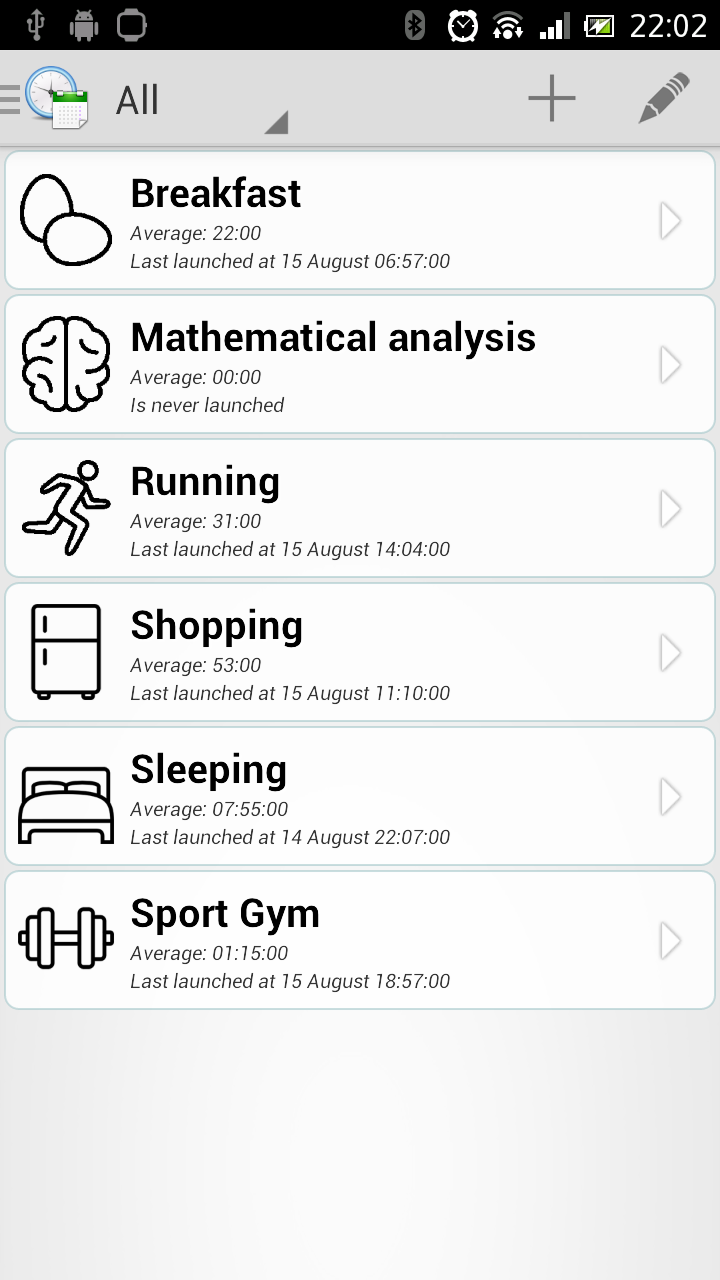 Time Manager Screen 3