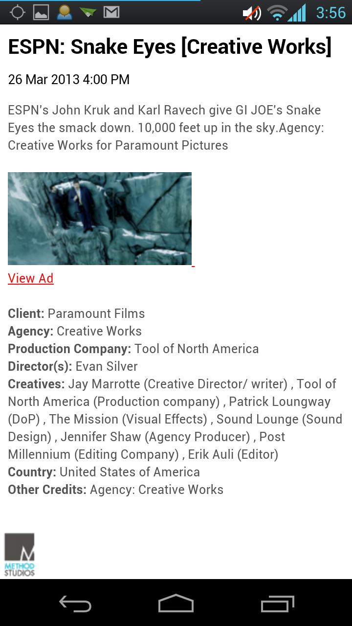Best Ads of the Week Screen 3
