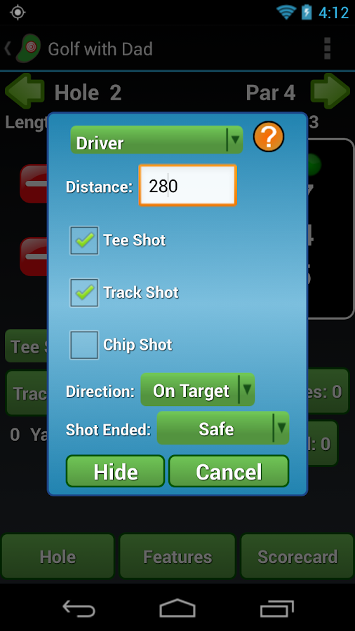 Game Golf Digital Shot Tracking System, RedBlack