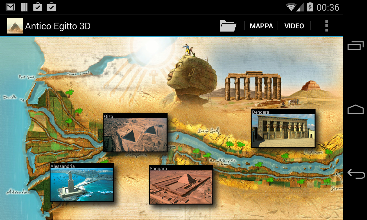 Android application Ancient Egypt 3D screenshort