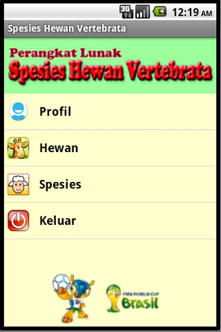 Spesies Hewan Vertebrata