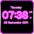 Neon Digital Clock LWP1.7