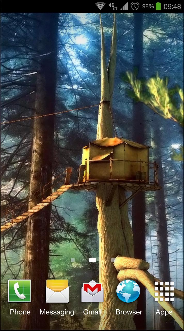 Tree Village 3D Pro lwp Screen 3