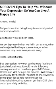 Depression - Things To Know Screenshots 14