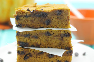 Pumpkin Spice Blondies