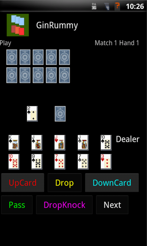 Gin Rummy Screen 2