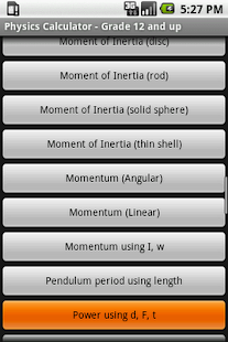 Physics Calculator - Grade 12+ Screenshots 0