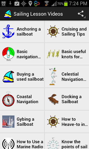 Sailing Lesson Videos