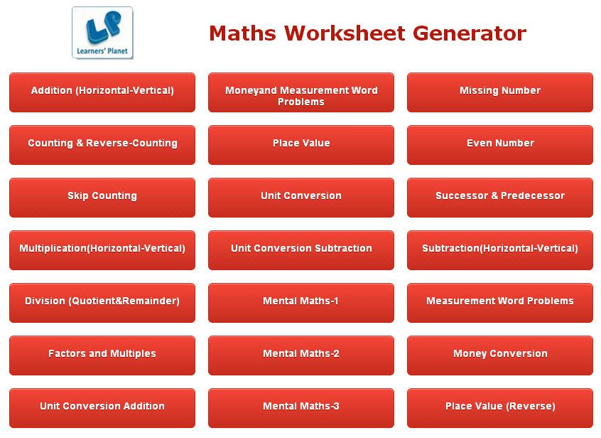 Worksheets Math Worksheets Creator math worksheet creator android apps on google play screenshot