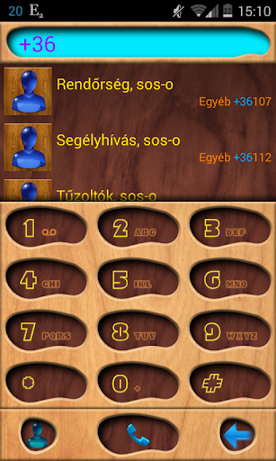 exDialer Wood Burrow Theme