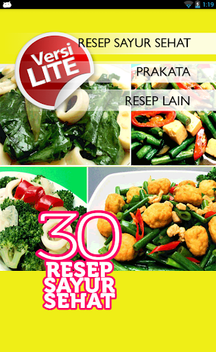 30 Resep Sayur Sehat Lite