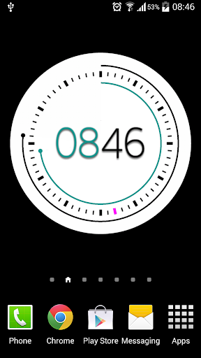 Rings analog clock Free LWP