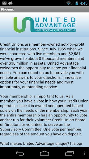 United Advantage NW Federal Cr