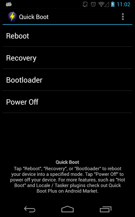 Quick Boot Android