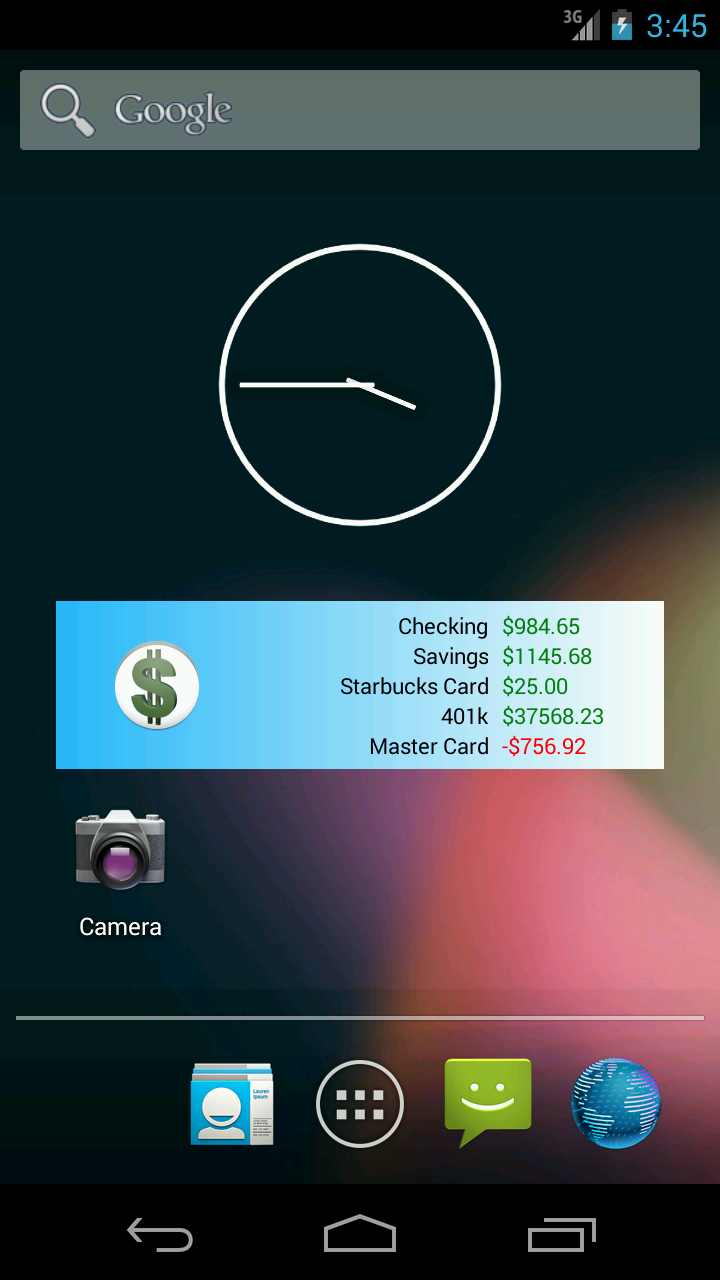 Account Manager XL Screen 2