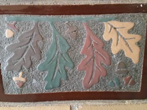 Leaf Brick Art 