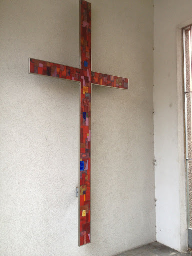 Mosaik in Kreuzform