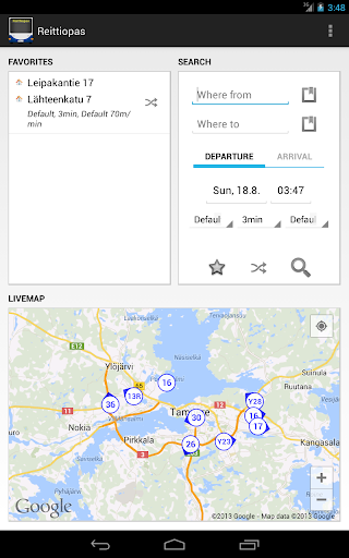 【免費交通運輸App】Tampere Journey Planner-APP點子