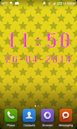 Pink Digital Clock poster 2