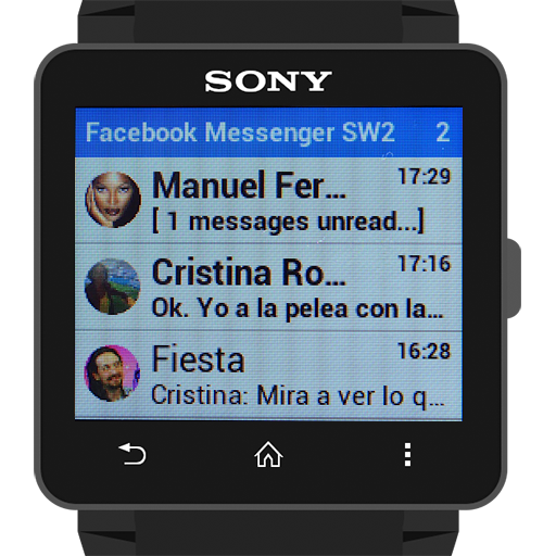 SmartWatch 2 & Facebook LOGO-APP點子