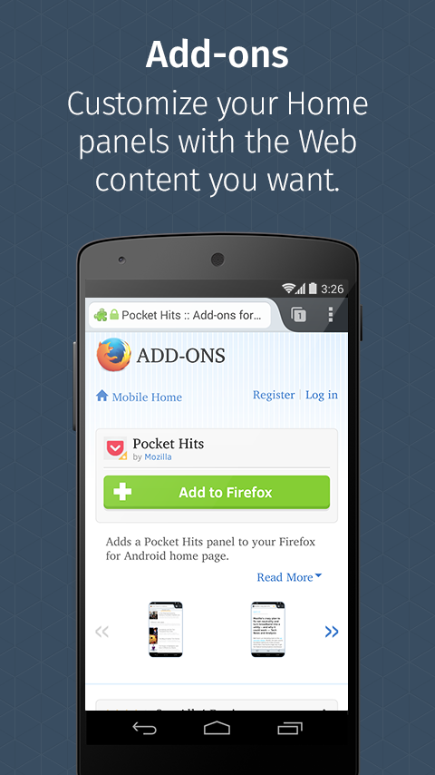 Firefox Browser for Android - screenshot