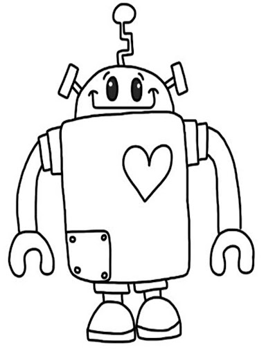 【免費娛樂App】Robot Coloring Book-APP點子