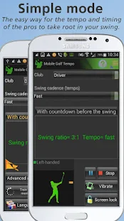 Mobile Golf Tempo Trial