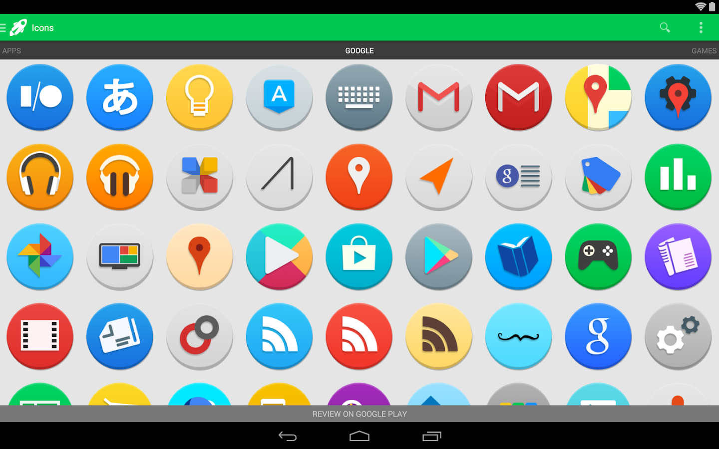 Những Bộ Icon Cực Đẹp Cho Điện Thoại Android