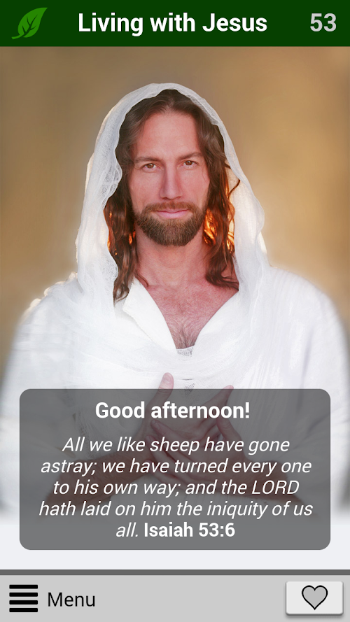 Android application Living with Jesus screenshort