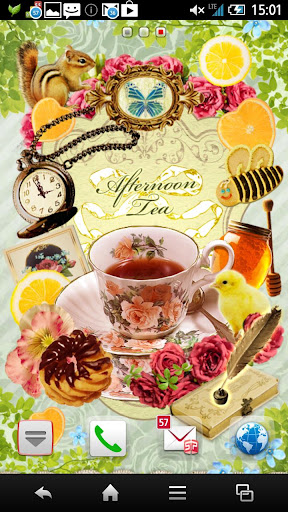 Afternoon Tea Time Wallpaper
