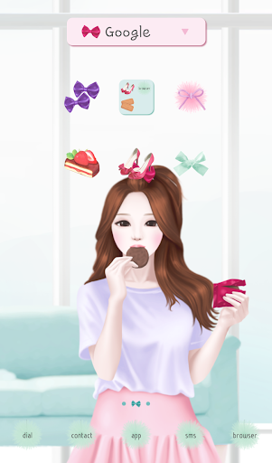 lovelygirl sweety dodol theme