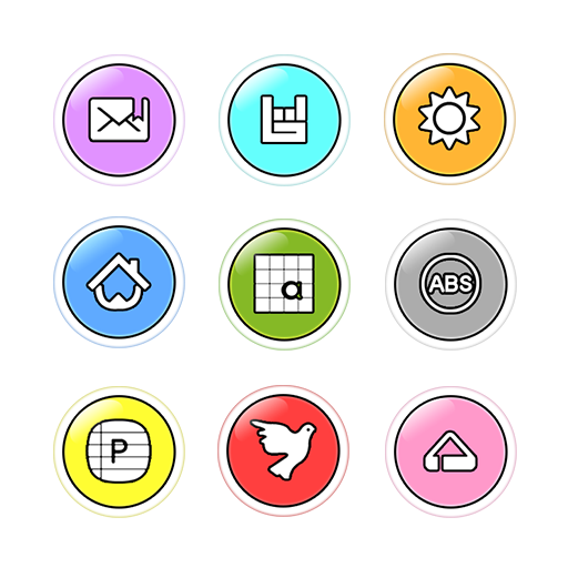 【免費個人化App】Vivid Round Icon Pack-APP點子