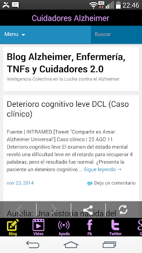 Alzheimer App Cuidadores