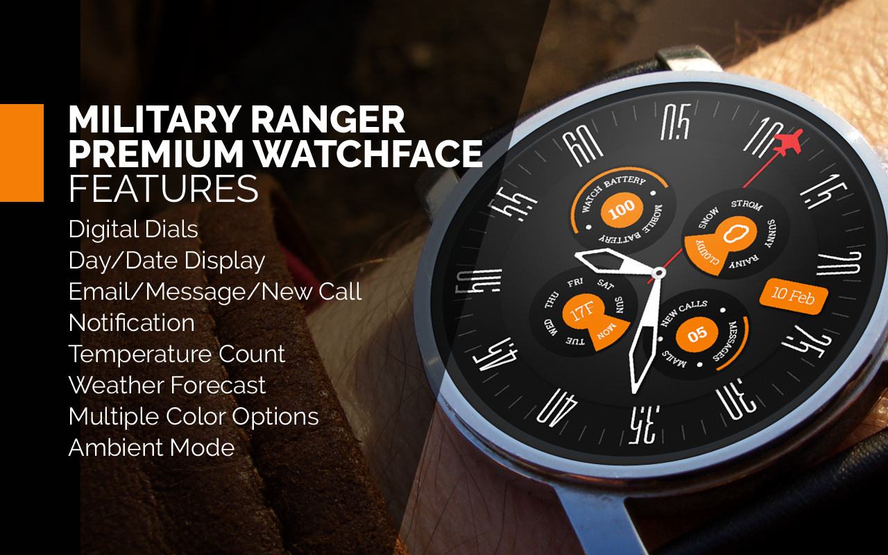 Android application Military Ranger Premium Watch screenshort