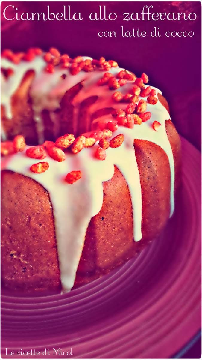 Saffron Cake with Coconut Milk Saffron Dessert Recipe Yummly